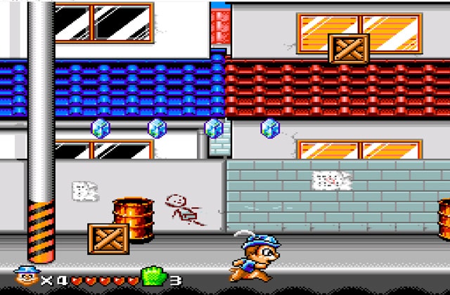 Скриншот игры Squirrel King (Chip and Dale)