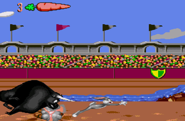 Скриншот игры Bugs Bunny In Double Trouble