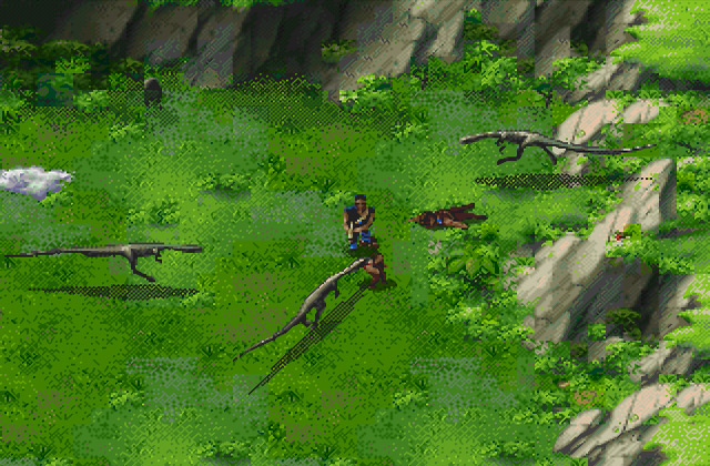 Скриншот игры Jurassic Park 2: The Lost World