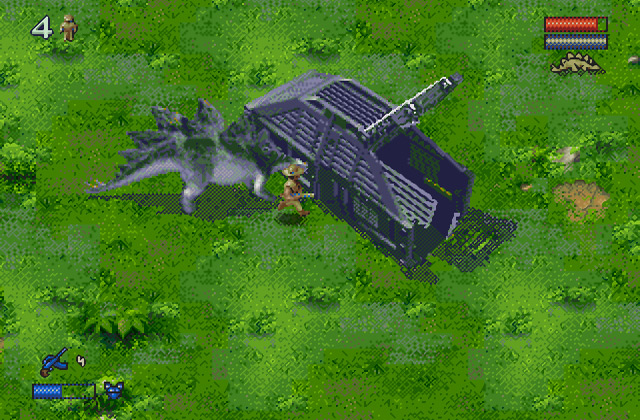 Скриншот игры Jurassic Park 2: The Lost World