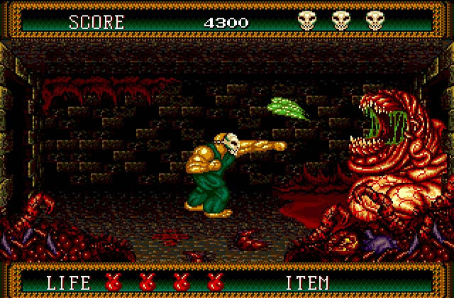 Скриншот игры Splatterhouse 2