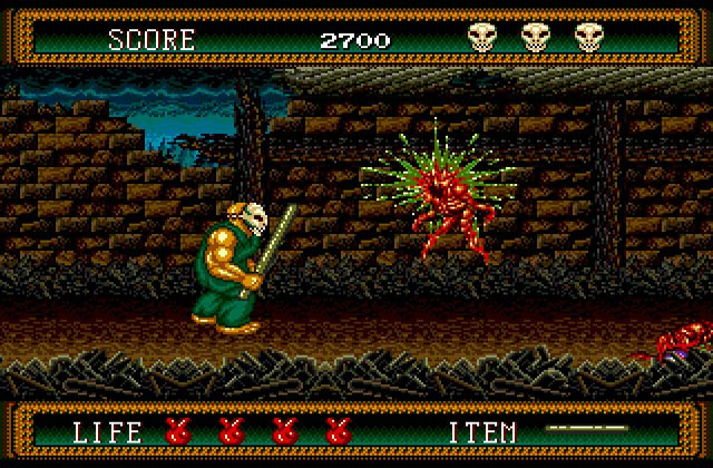 Скриншот игры Splatterhouse 2